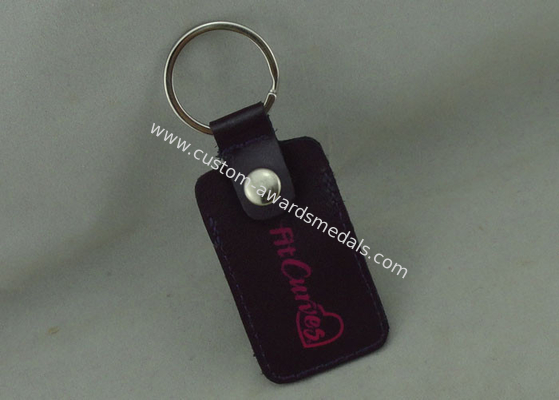 Fit Curves Personalized Leather Key Chains 2.5 mm With Inserted Piece