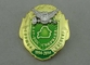 Combined personalised Memorial / Awards Badge Zinc Alloy 3D 38 mm