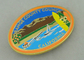 California Orange County Council Custom Made Buckles With Gold Plating And Soft Enamel