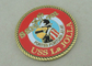 USS La Jolla Zinc Alloy Die Casting Personalized Coin, Antique Gold plating With Rope Edge