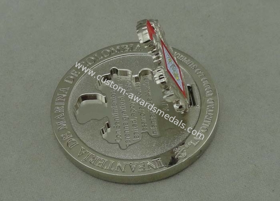 Colombia Personalized Coins For LA VOLUNTAD TODO LO SUPERA , Slipper  Piece Coin Silver Plating And Zinc Alloy