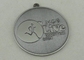 MOE Live Charity Run Antique Silver  Karate medal Zinc Alloy Die casting