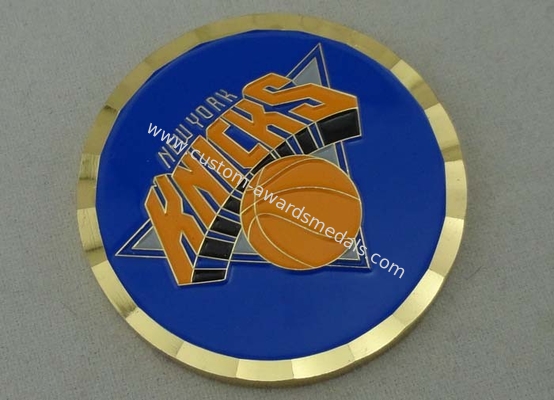 New York KNICKS Basketball Coins With Soft Enamel / Gear Edge