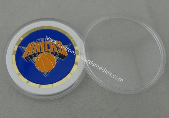 New York KNICKS Basketball Coins With Soft Enamel / Gear Edge