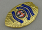 Custom USMTA Muay Thai Zinc Alloy Souvenir Badges 3.5 inch Soft Enamel