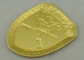 2.5'' Misty Gold Award Badges , Full 3D By Brass Stamped Army Badges