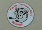 Photo Etched 3.0inch Souvenir Badges , Harley Davidson Club Epoxy Badge