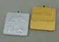 Gold 3D Zinc Alloy Die Cast Medals Die Casting And Texture Made